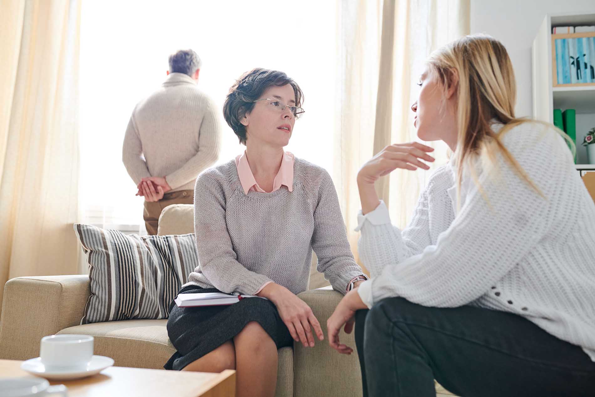 Psychologist Listening To Anxiety